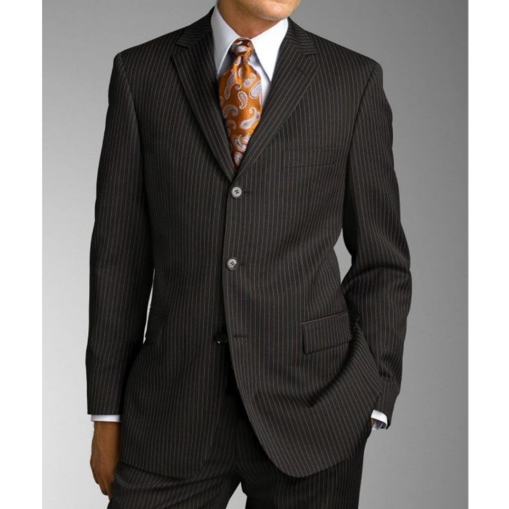 Hugo boss black stripe suits